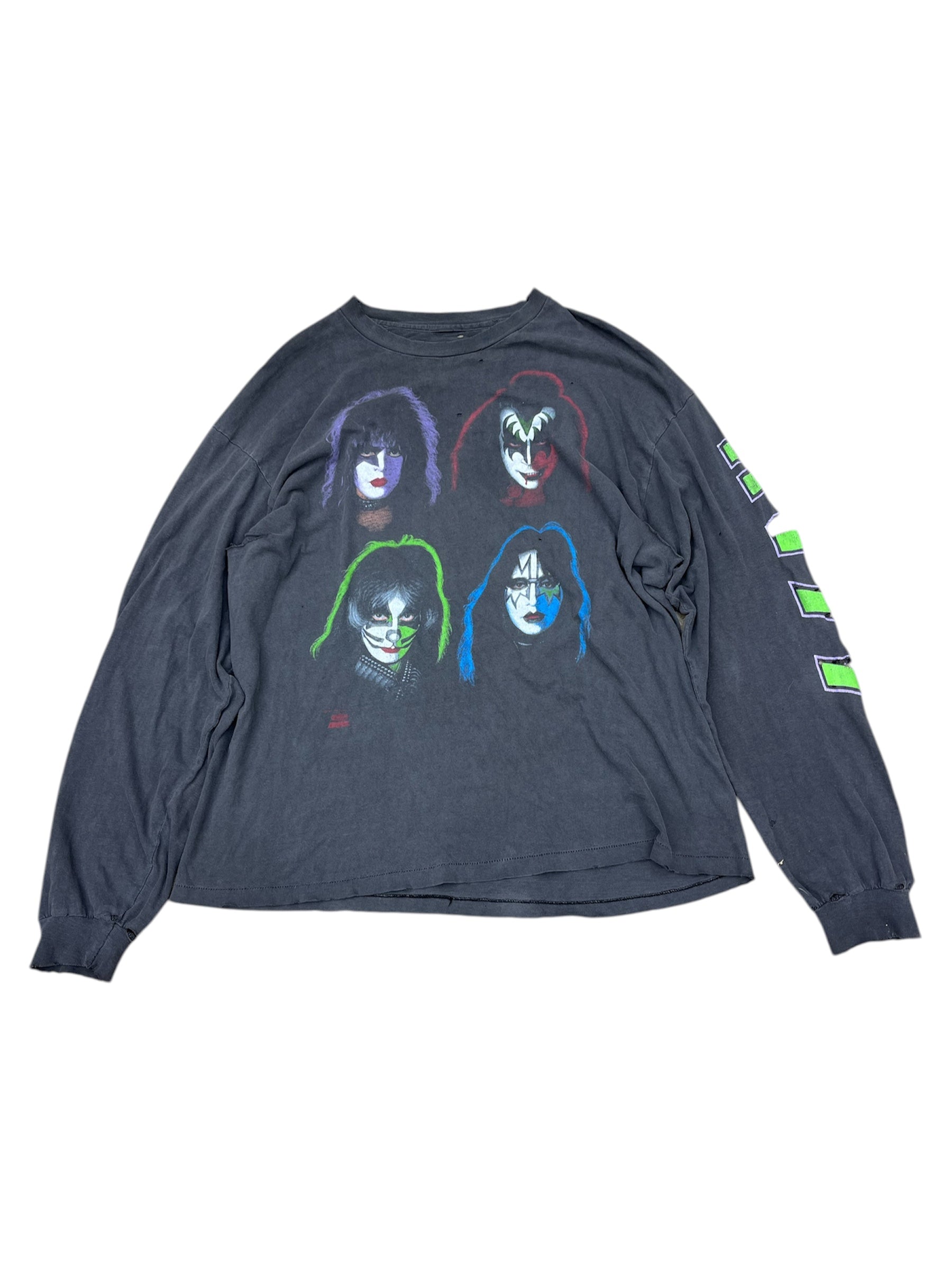 1980s KISS PORTRAIT LONGSLEEVE SHIRT