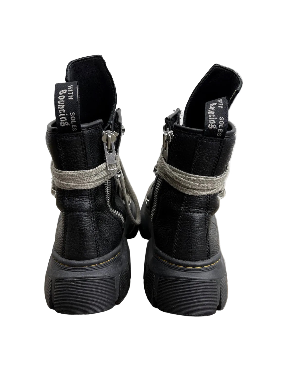 RICK OWENS X DOC MARTENS 1460 DMXL MEGA LACE BOOTS