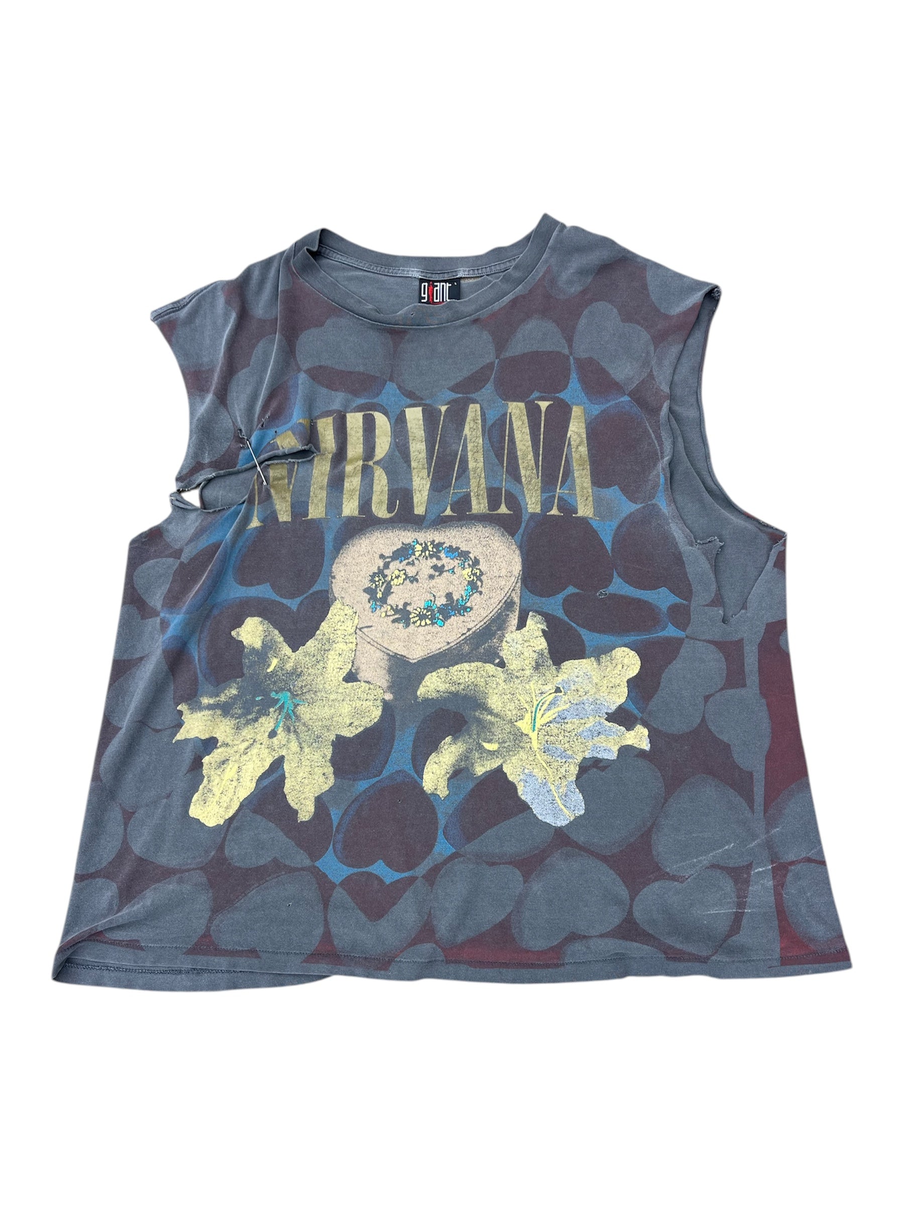1993 NIRVANA HEART SHAPED BOX CUTOFF