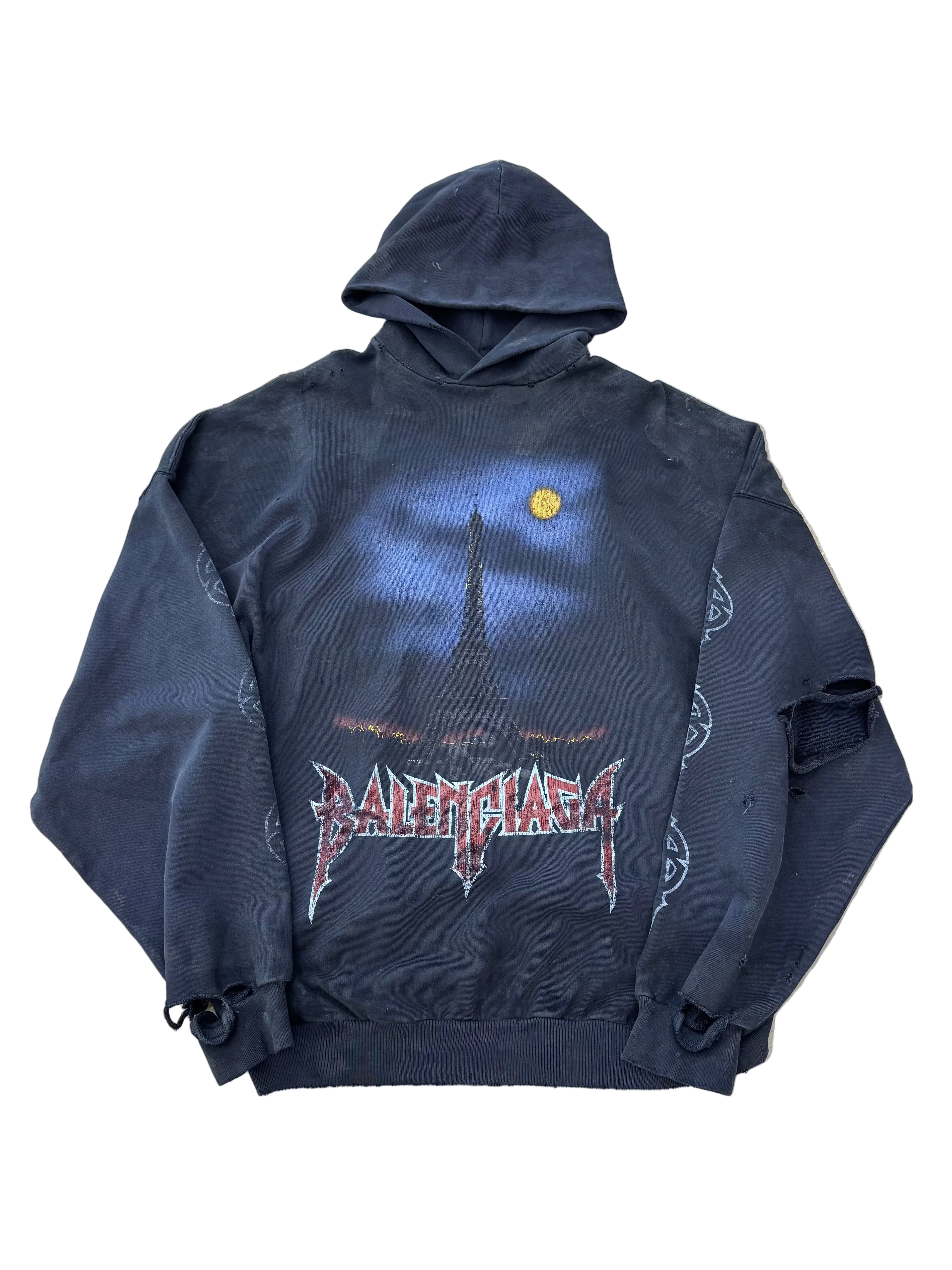 BALENCIAGA PARIS MOON HOODIE