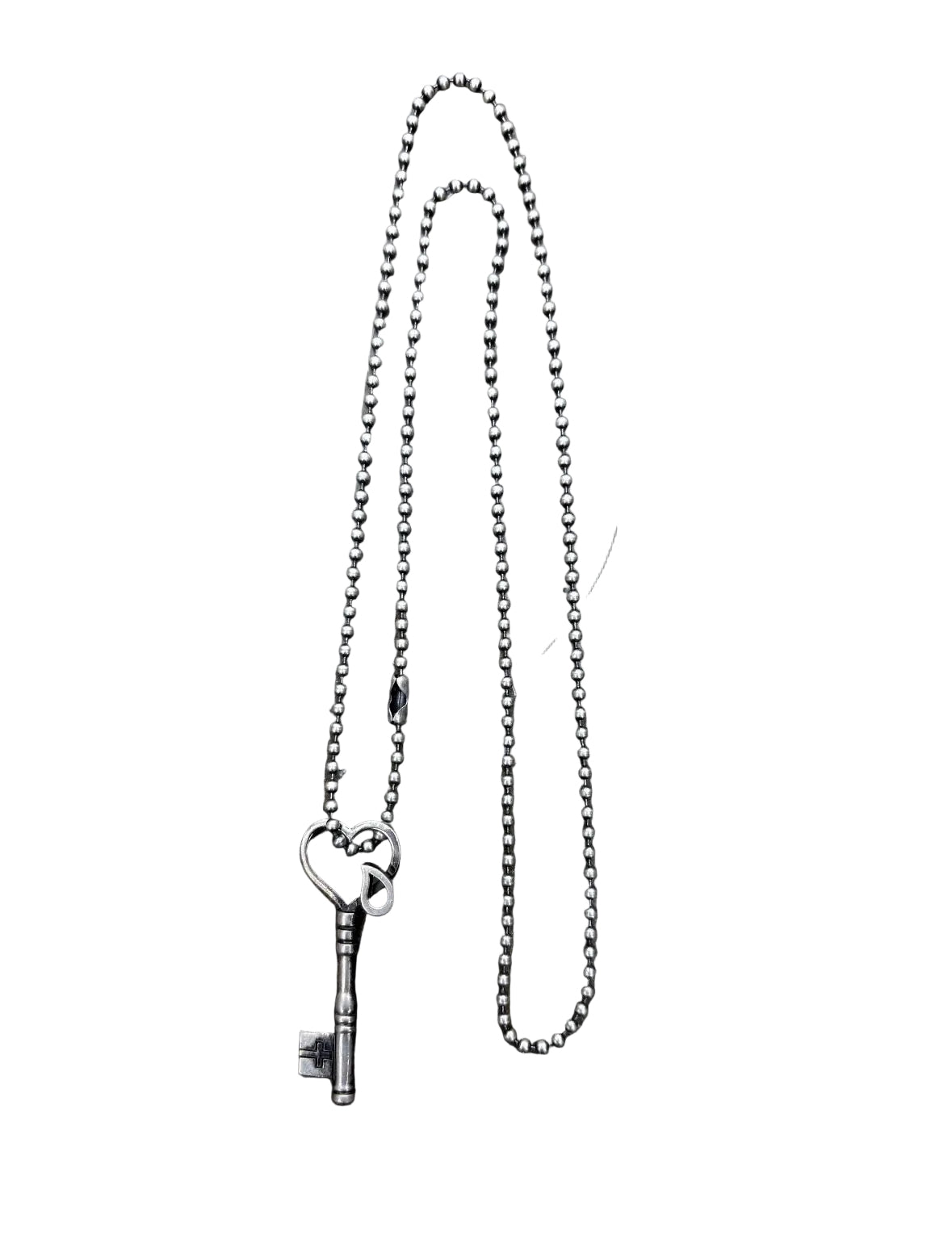 AW03 NUMBER (N)INE CRYING HEART KEY NECKLACE