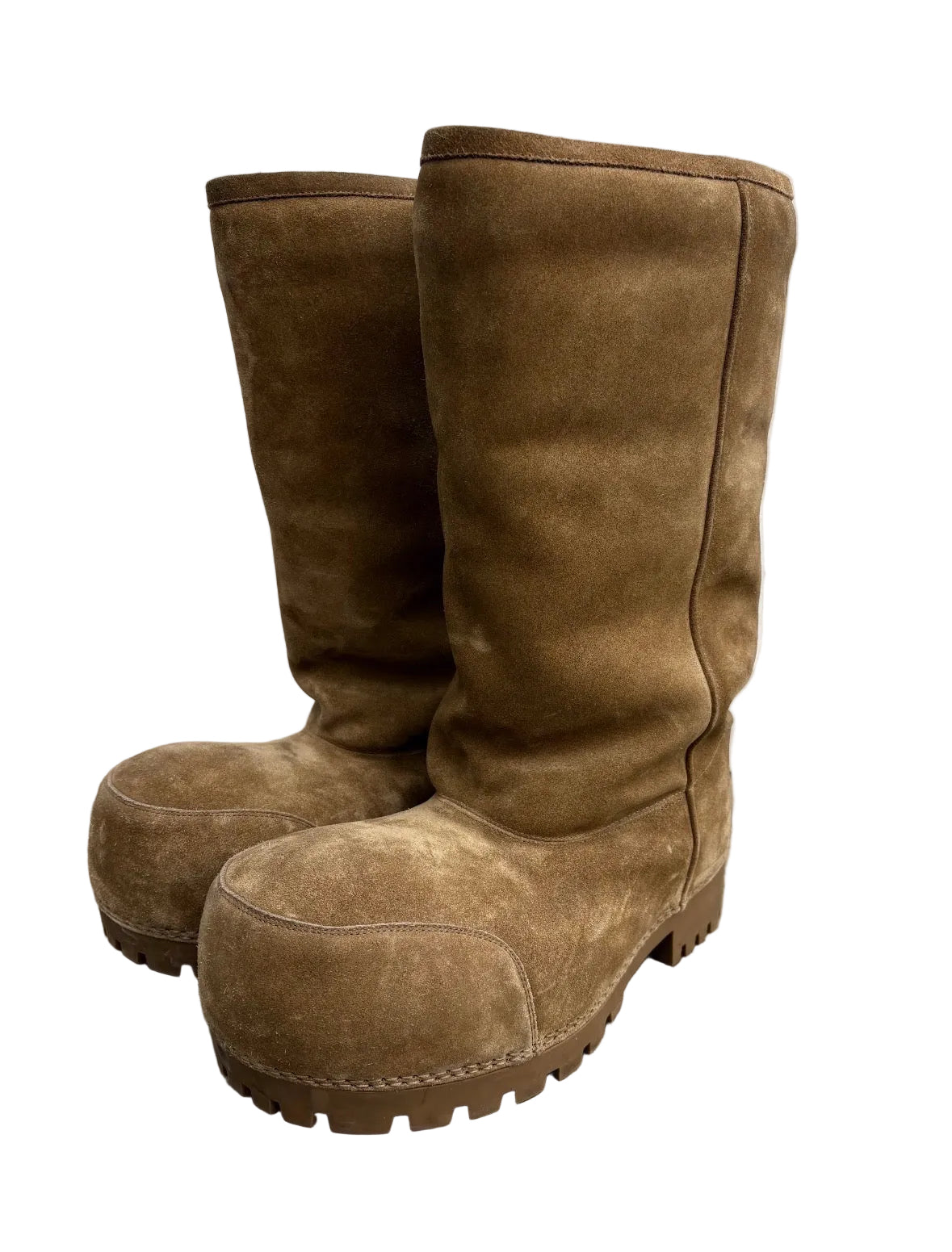 BALENCIAGA RUNWAY ALASKA HIGH FUR BOOTS