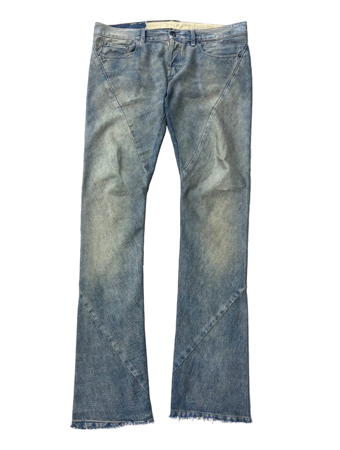 RICK OWENS SPIRAL DENIM